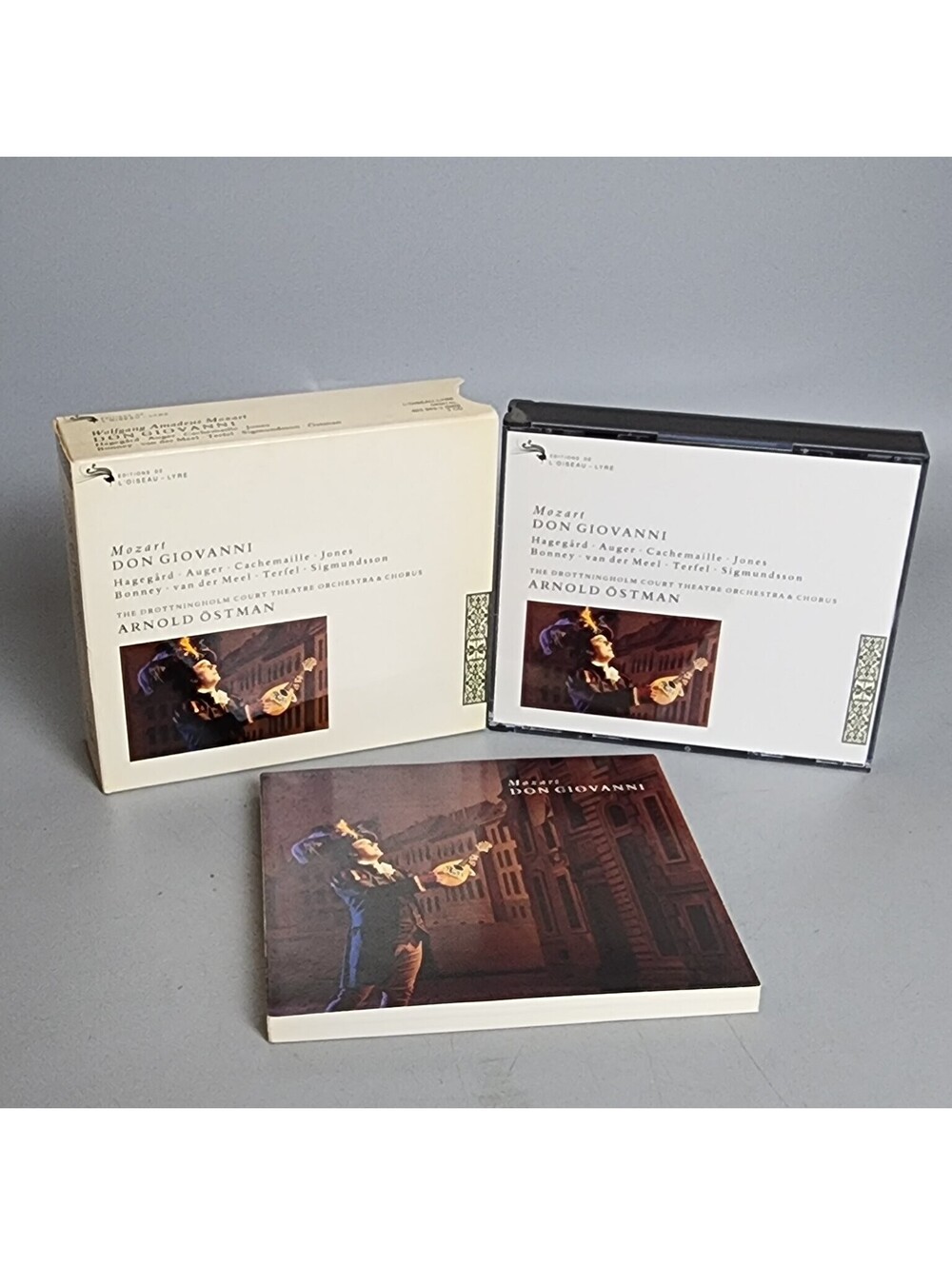 Mozart Don Giovanni 3 CD Set Arnold Östman L'Oiseau-Lyre 1990 Hagegård Terfel